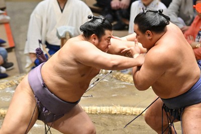 大関戦勝利の翔猿　前日の取組「思い出さないように」　大相撲秋場所