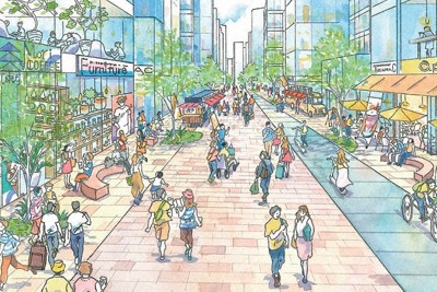 横浜駅西口「大改造」へ　老朽化施設を刷新、2040年代完成目指す