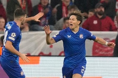 サッカーCLが開幕、荻原拓也が初ゴール　Rマドリード白星発進