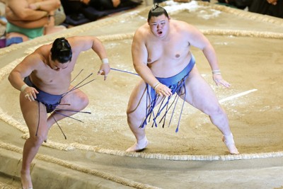 「石川にいい報告届けられた」　優勝の大の里、大雨被害の故郷思い