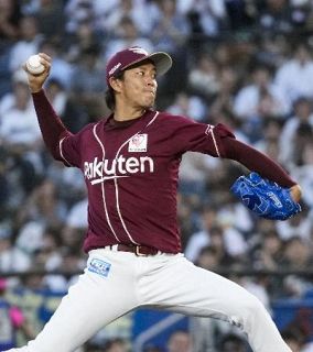 ロ０―６楽（２３日）　楽天快勝、岸が３安打完封