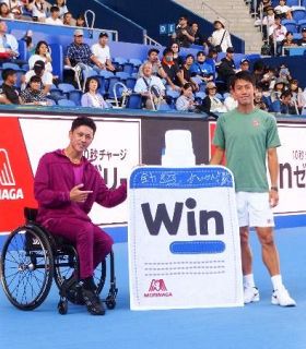 錦織圭、小田凱人と対談　ともに２５日開幕の大会に出場