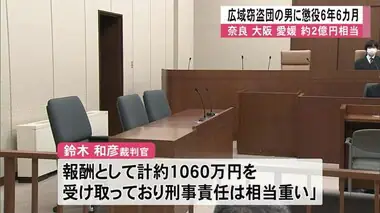 現金や金庫など約２億円相当を 盗んだ広域窃盗団の男に懲役６年６カ月【熊本】