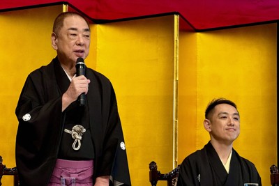 三遊亭王楽さん「重圧あるが精進」　七代目「円楽」襲名記者会見