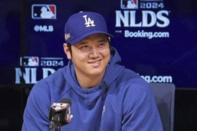 大谷、第5戦へ「対応していく」　ダルビッシュとの再戦へ意気込み