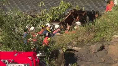 記録的大雨で２人行方不明「家が土砂で潰されている」延岡市で民家が土砂崩れに巻き込まれる