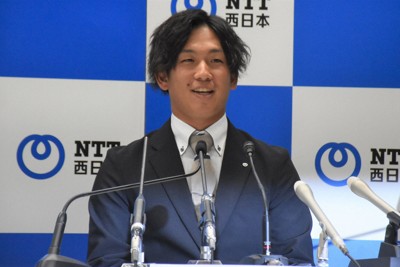 阪神1位指名にNTT西日本・伊原陵人　「まさかこのタイミングで」