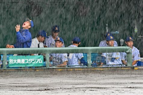 雨で11月3日に順延　高校野球の秋季九州大会　準決勝2試合　エナジック対柳ヶ浦　沖尚対西日本短大付