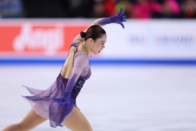 フィギュア・GPフランス　女子の樋口が2位で7年ぶりのファイナル進出