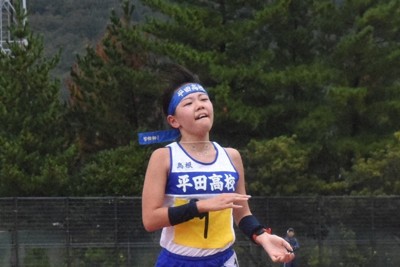 女子も平田が優勝　2年ぶり15回目の都大路へ　高校駅伝・島根