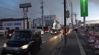 福井市二の宮の住宅街で9日火事発生　住宅と家屋が全焼、アパート一部焼く