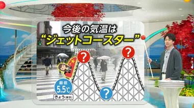 東京都心の最高気温は“40年ぶりの寒さ”に…最低気温は5.5度を観測　冬日が“今季最多”315地点に　