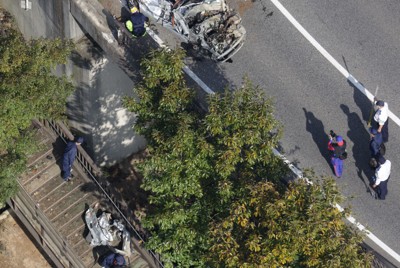 ダンプ運転手を危険運転容疑で逮捕　制限速度の2倍で走行か　3人死傷