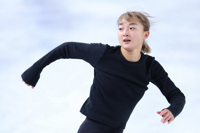 SP4位の坂本花織、フリー巻き返しへ「頑張る」　GPファイナル