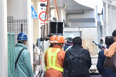 京成線・千住大橋駅で高架下に鉄骨落下　けが人なし　東京・足立