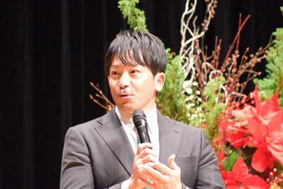 元ホークス・松田宣浩さんが講演　「熱男のことば」題し野球人生語る