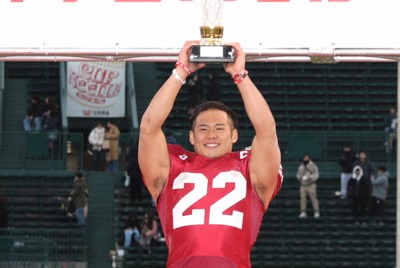 最優秀選手は優勝の立命大RB・山崎大央　アメフト甲子園ボウル