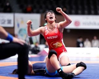 １８歳尾西が初優勝　全日本レスリング第３日